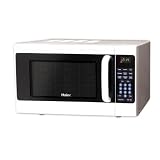 Haier MWG0720TW 0.7 Cubic Foot 700-Watt Touch Microwave, White