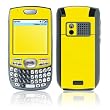 Solid State Yellow Design Protective Skin Decal Sticker for Palm Treo 700 Cell Phone