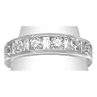14K White Gold Diamond Band - 1.00 Ct.