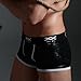 XUBA New Mens Low Rise Sexy Underwear Trunk Boxer Brief Black 1051
