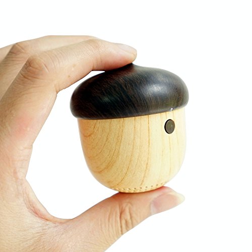 Js portable mini wireless bluetooth speaker cute wood-g…