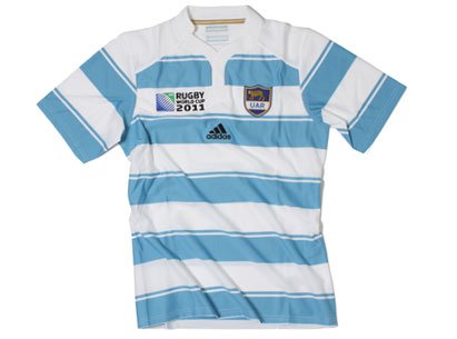 Argentina RWC 2011 Home SS Rugby Shirt - size Small Argentina RWC 2011 Home SS Rugby Shirt - size Small