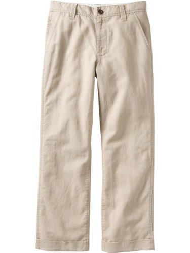 Old Navy Boys Linen-Blend Cuffed Pants