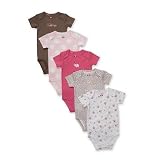 Carter's 5 Pack Bodysuits Girls (12 Months)