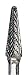 SAIT 45160 Tungsten Carbide Heavy Duty Die Grinder Bur SL4 1/2