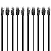 GearIT Cat 6 Ethernet Cable (10-Pack 1 Foot) Cat6 Network Patch, 10Gbps, RJ45, Snagless Cord, Gold-Plated Connectors, Internet for PC, TV, Tablet, Router, Printer, Servers, IT Data Center - Black