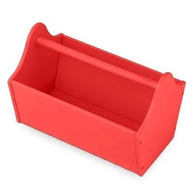 Kid's Toy Storage Caddy in Red Finish by KidKraft