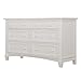 Evolur Fairbanks Double Dresser, Winter White