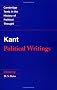 Kant: Political Writings (Cambridge Texts in the History of Political Thought)