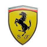 Ferrari Real Aluminum Rare Car Logo Badge Emblem for 512 308 458 599 328 GTS GTO GTB... 