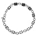 Sterling Silver Celtic Crosses Bracelet, 7.5