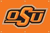 Oklahoma State 2 x 3 Horizontal Applique Fan Banner - B0007A3IMK
