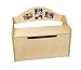 Giftmark 4050N Toy &amp; Storage Box w Picture Cut Outs Natural