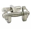 Weightlifting Themed Executive Cufflinks w/Jewelry Box