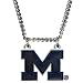 Michigan Wolverines Chain Necklace
