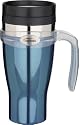 Trudeau Autobahn 16-Ounce Stainless Steel Travel Mug, Blue