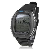 Touch Screen Remote Control Wrist Watch with Calculator - Black