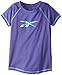 Reebok Little Girls' Short Sleeve Raglan Slinky Top