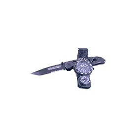 Smith & Wesson SW-SPECOPS-2 Tactical Knife And Watch Set In A Gift Tin