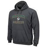 Miami Dolphins Charcoal Heart and Soul II Hooded Sweatshirt