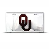 Oklahoma Sooners Metal College License Plate Wall Sign Tag