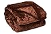 Archangel 2 Ply Twin Solid Mink Blanket - Brown