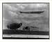Historic Print (S): [Lakehurst, N.J. GRAF ZEPPELIN flying over hangar; U.S. Army diri...