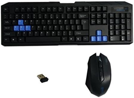 2.4GHz Wireless Optica Mouse and keyboard Combo Nano Receiver