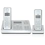 Verizon V500AM-2 Cordless Phone with Two Lines and Extension Handset (Silver)