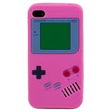 Best buy IPHONE 4 GAMEBOY DESIGN SILICONE SKIN CASE, BY CELLAPOD CASES HOT PINK