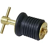 Attwood Brass Handle T-Handle Drain Plug