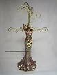 Rose Garden and Butterfly Jewelry Holder - Brown