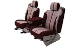 Coverking Saddleblanket Custom Fit Seat Covers - SADDLEBLANKET WINE / NEOSUPREME WINE SIDES, Front Row Seats 2000 - 2005 Honda S2000 50/50 Bucket Seat w/built-in headrest, NOT FOR SEATS WITH HEADREST SPEAKERS