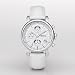 Fossil Women's ES2202 White Leather Bracelet White Analog Dial Multifunction Watch