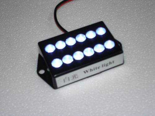 Bright 12 LED White Color Cabin Light Chart Map 