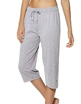 Champion Women's Jersey Capri, Oxford Grey, Small
