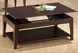 Jofran 401 Series Rectangular Wood Lift-Top CoffeeTable in Albion Oak