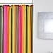 Read Calypso Stripe Shower Curtain with Hooks Details Calypso Stripe Shower Curtain with Hooks