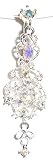 Body Colorz™ Belly Button Ring Navel Victorian Chandelier Body Jewelry Dangle 14 Gauge - Clear/Aurora Borealis Gems