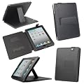 Black Leather Stand / Case For iPad2/iPad3 Apple NEW Latest Generation iPad 2 (All Models) works with sleep sensor