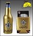 (2) NEW ORLEANS SAINTS GOLD NFL BOTTLE & CAN KOOZIES