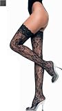 Floral Lace Thigh High w/ Lace Top