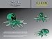 8-Ball the Octopus Looking Glass Torch Sculpture_s-1