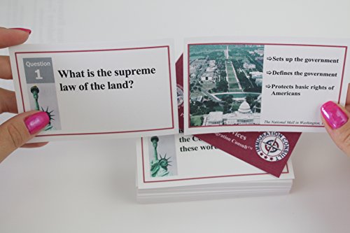 US Citizenship Test Civics Flash Cards For The New 2016 US 