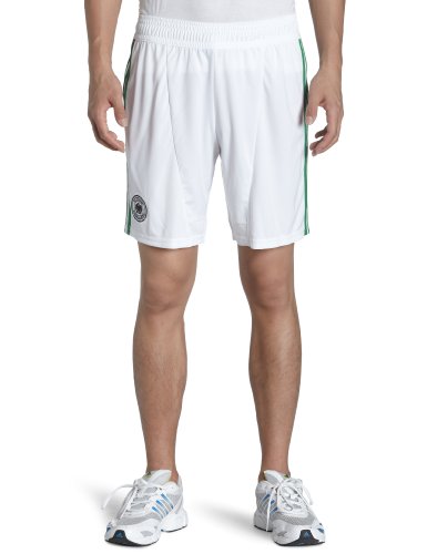 adidas Herren Shorts Away 2012, weiß/grün, L, X21457