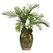 Nearly Natural Cycas w/Glazed Vase Silk Plant