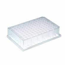 Whatman 7700-1806 Polystyrene 96 Well Unifilter Filtration Microplate, With Short Drip Director, hydrophillic PVDF (Pack of 25)