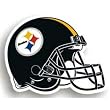 Pittsburgh Steelers 12 Inch Helmet Car Magnet