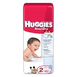 HUGGIES DIAPERS BABY SNUG & DRY SIZE 2 42 COUNT DISNEY DESIGNS