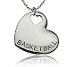 Basketball Sport Heart Necklace